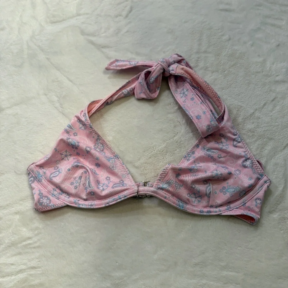 New! Frankies Bikinis Victorias Secret Estella Paisley Bikini Top 31036